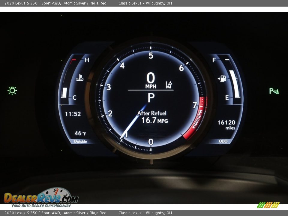 2020 Lexus IS 350 F Sport AWD Gauges Photo #8