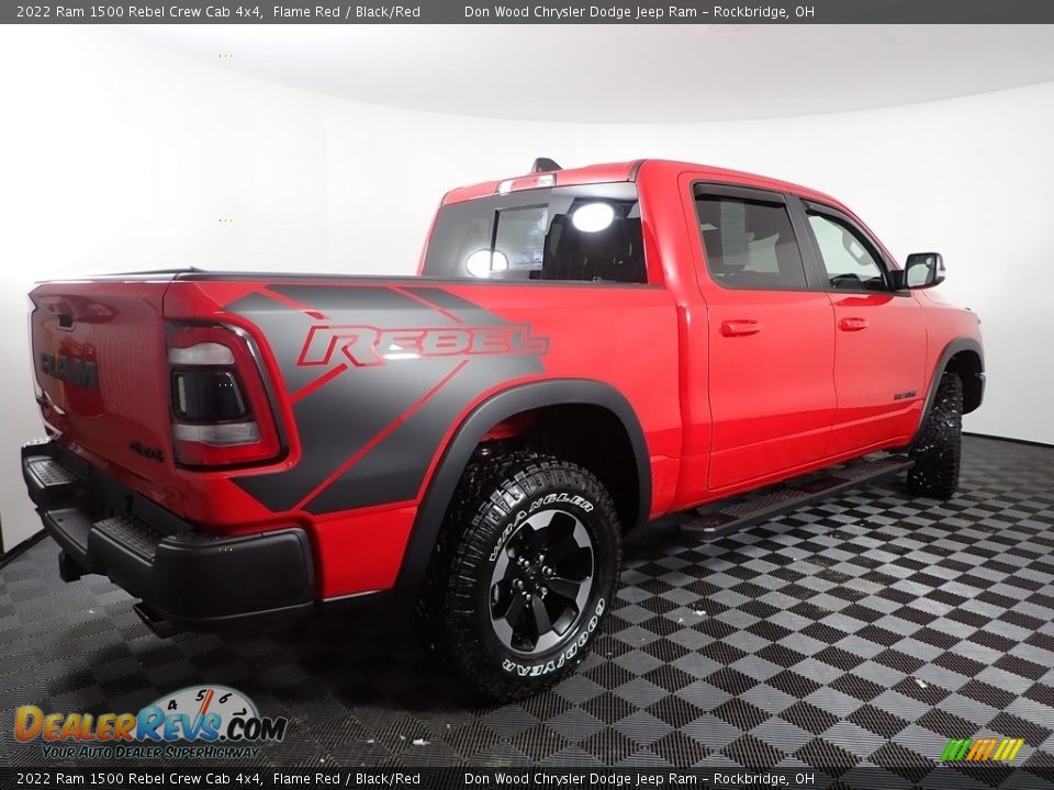 2022 Ram 1500 Rebel Crew Cab 4x4 Flame Red / Black/Red Photo #17