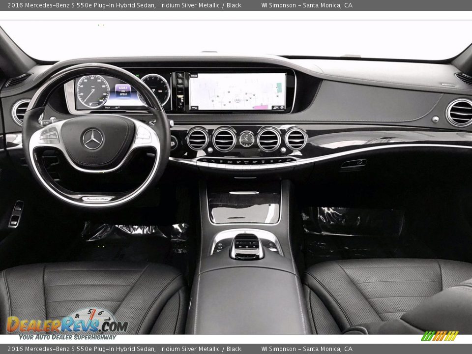 2016 Mercedes-Benz S 550e Plug-In Hybrid Sedan Iridium Silver Metallic / Black Photo #17