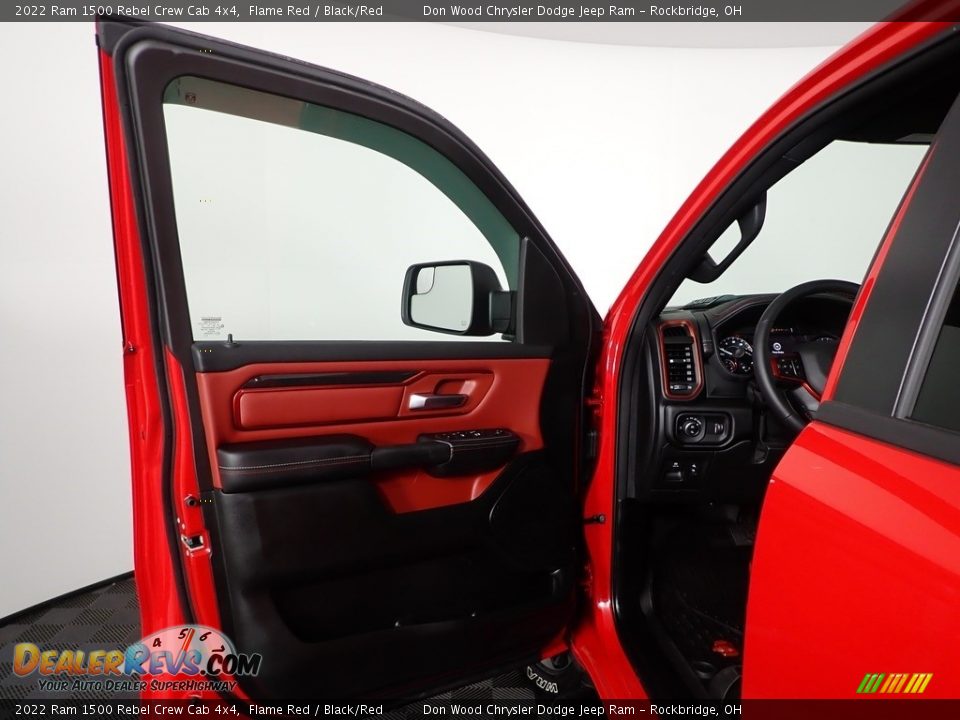 2022 Ram 1500 Rebel Crew Cab 4x4 Flame Red / Black/Red Photo #18