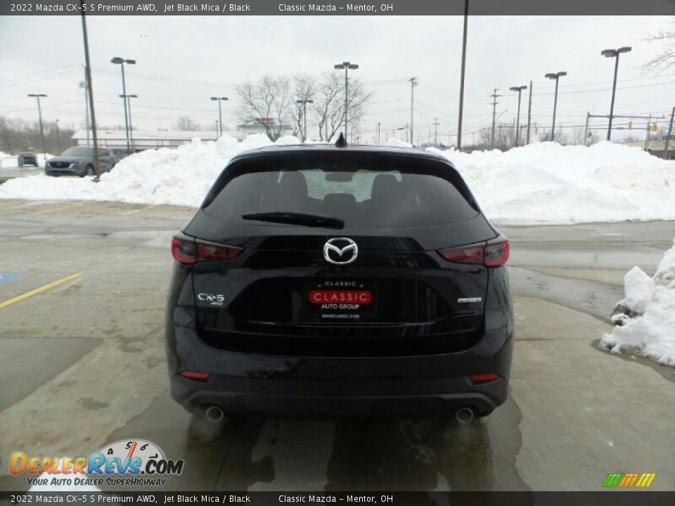 2022 Mazda CX-5 S Premium AWD Jet Black Mica / Black Photo #5