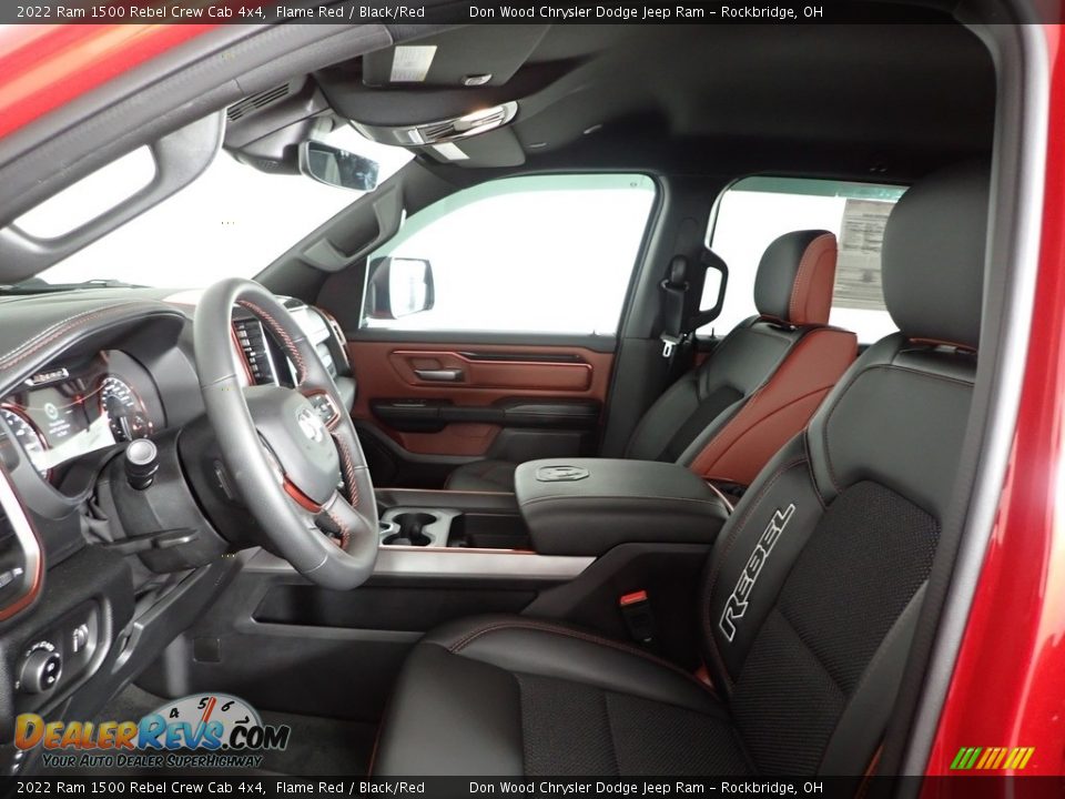 Front Seat of 2022 Ram 1500 Rebel Crew Cab 4x4 Photo #21