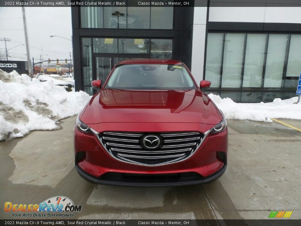 2022 Mazda CX-9 Touring AWD Soul Red Crystal Metallic / Black Photo #2