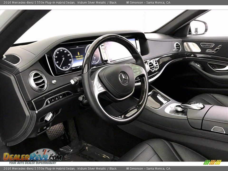 2016 Mercedes-Benz S 550e Plug-In Hybrid Sedan Iridium Silver Metallic / Black Photo #22