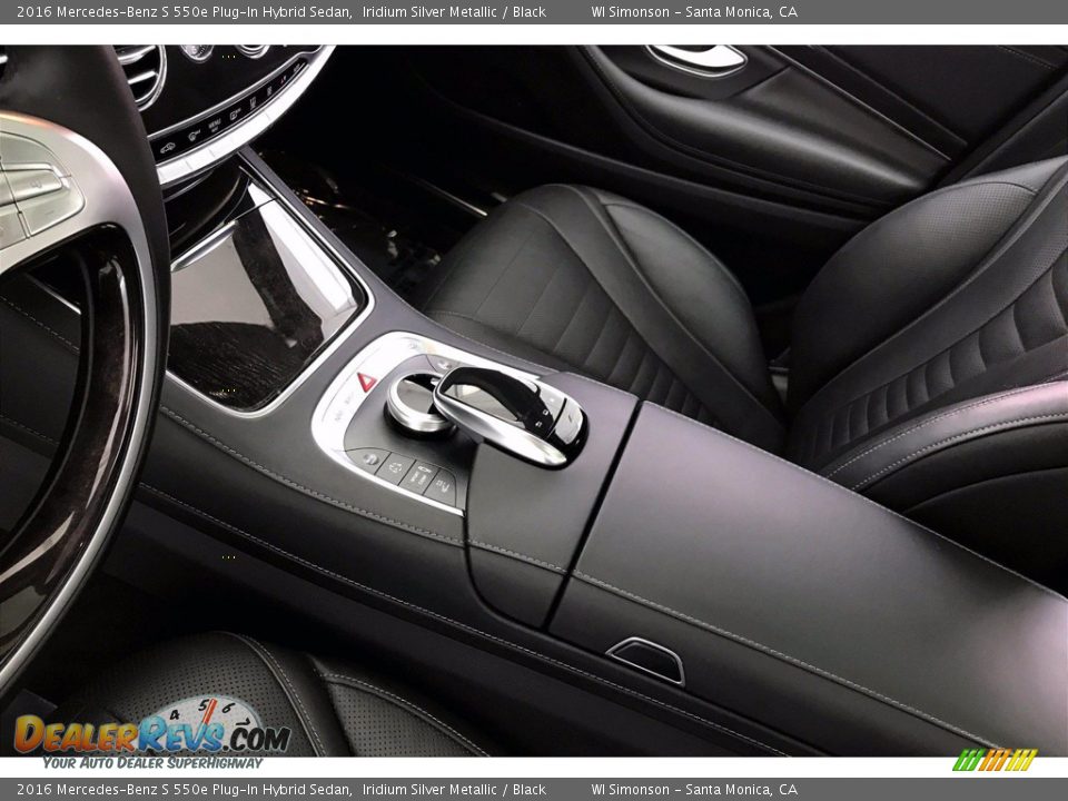 2016 Mercedes-Benz S 550e Plug-In Hybrid Sedan Iridium Silver Metallic / Black Photo #23