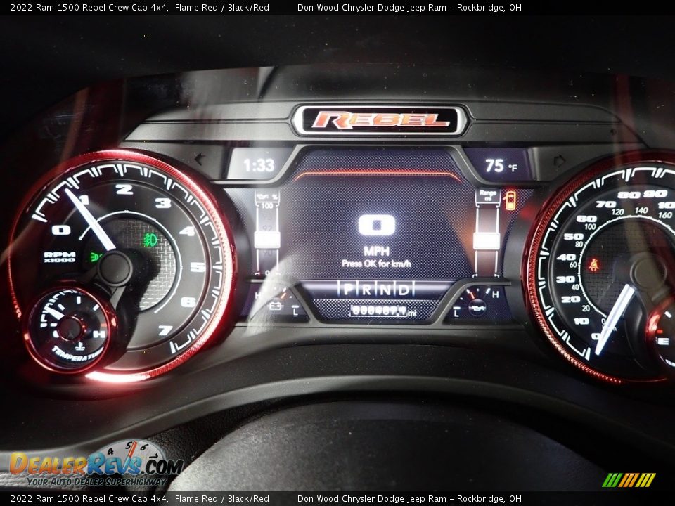 2022 Ram 1500 Rebel Crew Cab 4x4 Gauges Photo #25