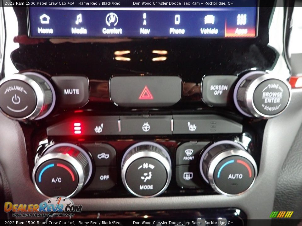 Controls of 2022 Ram 1500 Rebel Crew Cab 4x4 Photo #26