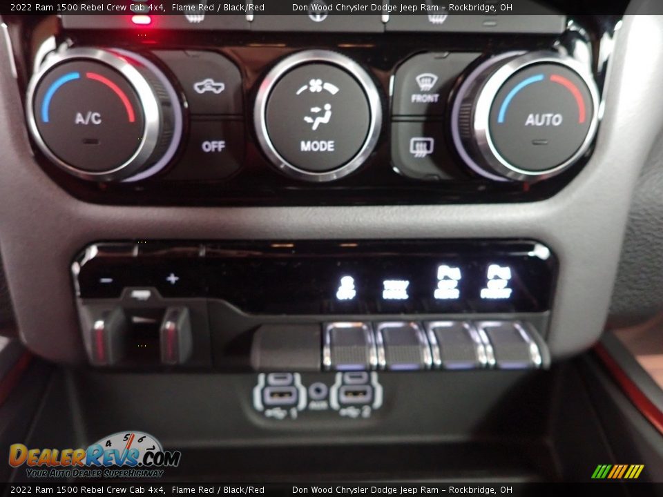 Controls of 2022 Ram 1500 Rebel Crew Cab 4x4 Photo #27