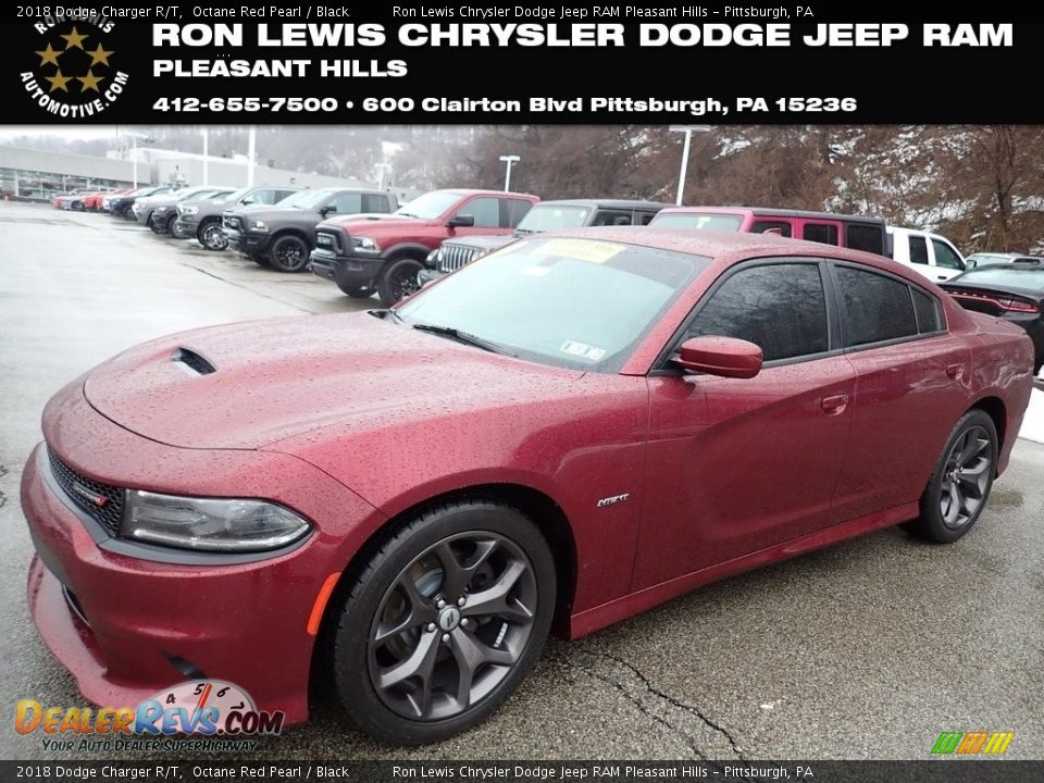 2018 Dodge Charger R/T Octane Red Pearl / Black Photo #1