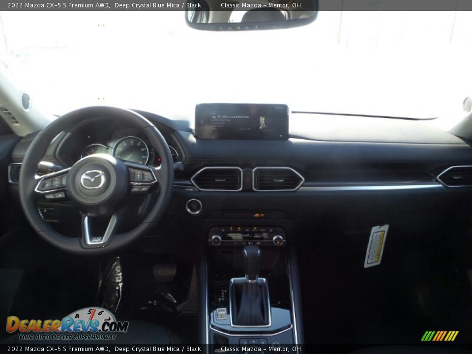 2022 Mazda CX-5 S Premium AWD Deep Crystal Blue Mica / Black Photo #3