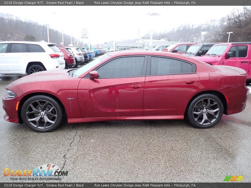2018 Dodge Charger R/T Octane Red Pearl / Black Photo #2