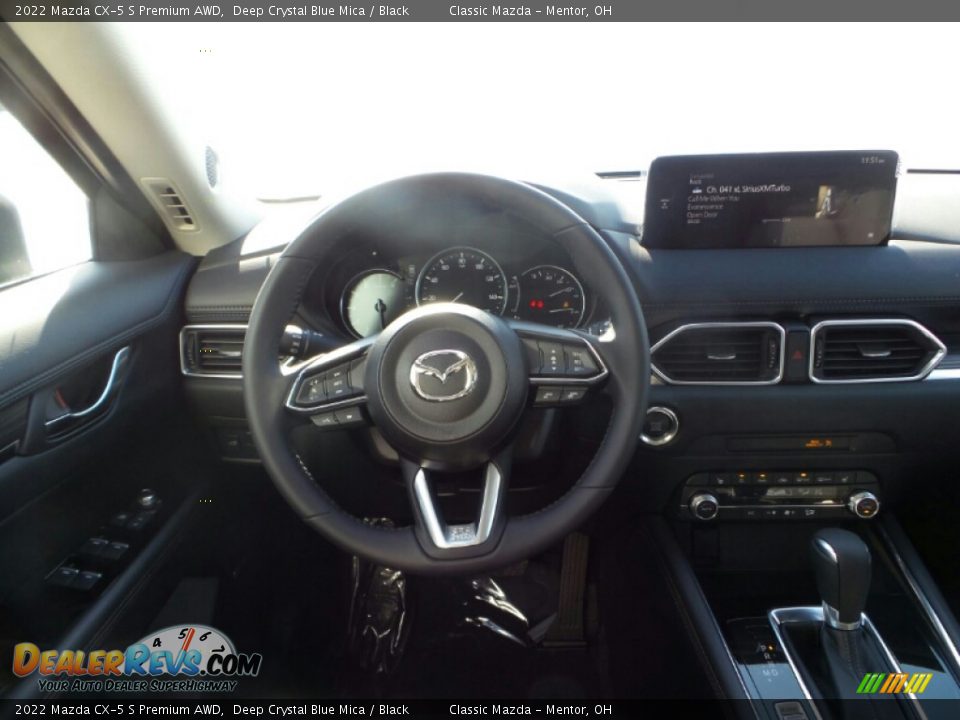 2022 Mazda CX-5 S Premium AWD Deep Crystal Blue Mica / Black Photo #4