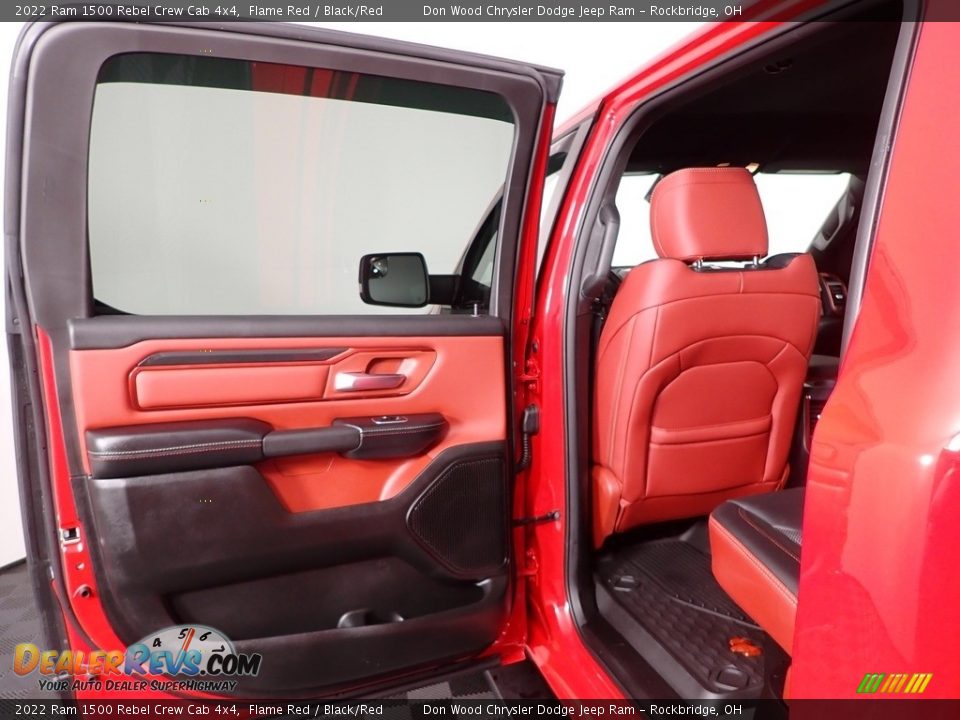 2022 Ram 1500 Rebel Crew Cab 4x4 Flame Red / Black/Red Photo #31