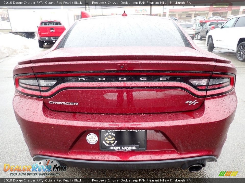 2018 Dodge Charger R/T Octane Red Pearl / Black Photo #4