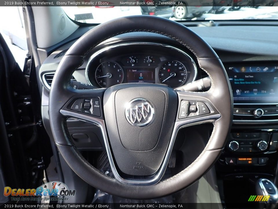 2019 Buick Encore Preferred Ebony Twilight Metallic / Ebony Photo #21