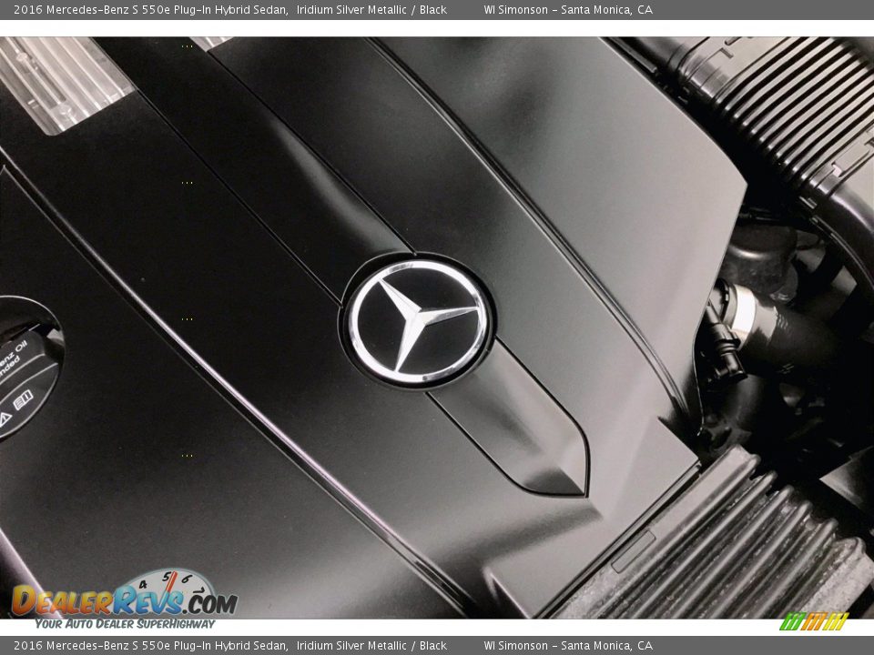 2016 Mercedes-Benz S 550e Plug-In Hybrid Sedan Iridium Silver Metallic / Black Photo #31