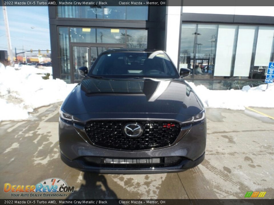 2022 Mazda CX-5 Turbo AWD Machine Gray Metallic / Black Photo #2