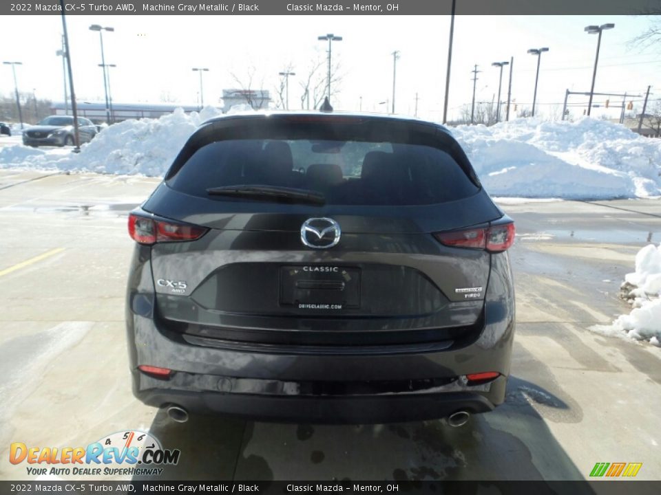 2022 Mazda CX-5 Turbo AWD Machine Gray Metallic / Black Photo #5