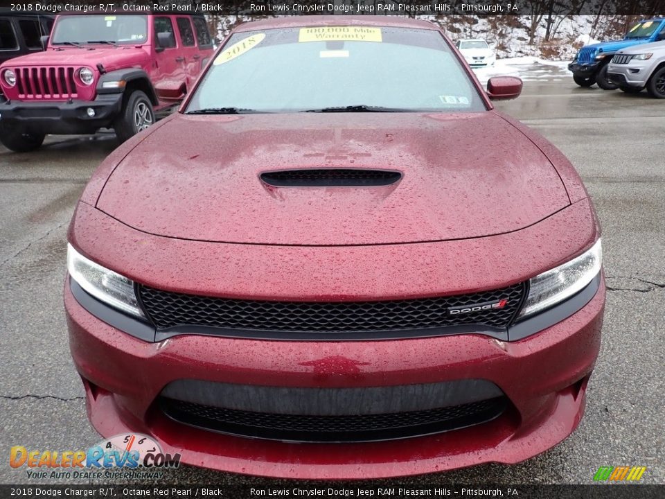 2018 Dodge Charger R/T Octane Red Pearl / Black Photo #9
