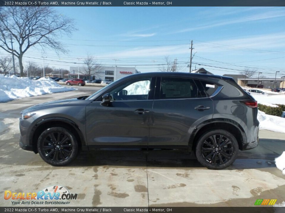 Machine Gray Metallic 2022 Mazda CX-5 Turbo AWD Photo #6