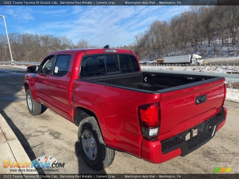 2022 Toyota Tacoma SR Double Cab Barcelona Red Metallic / Cement Gray Photo #2