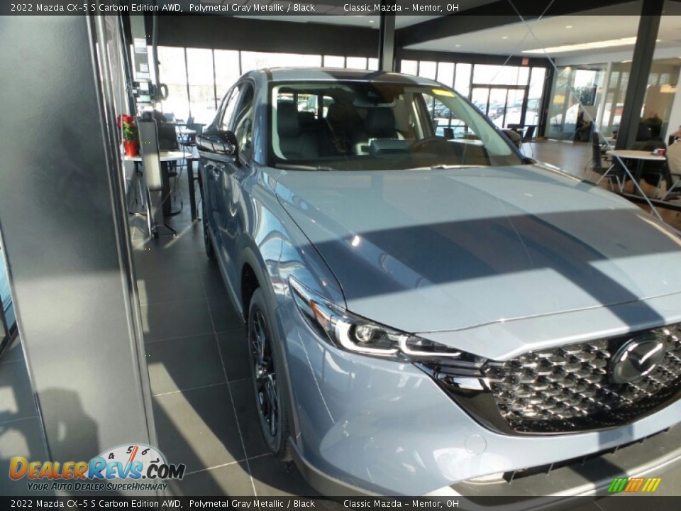 2022 Mazda CX-5 S Carbon Edition AWD Polymetal Gray Metallic / Black Photo #1