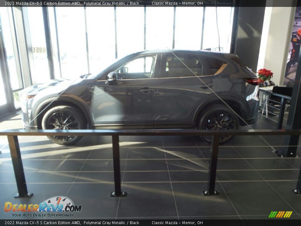 2022 Mazda CX-5 S Carbon Edition AWD Polymetal Gray Metallic / Black Photo #6
