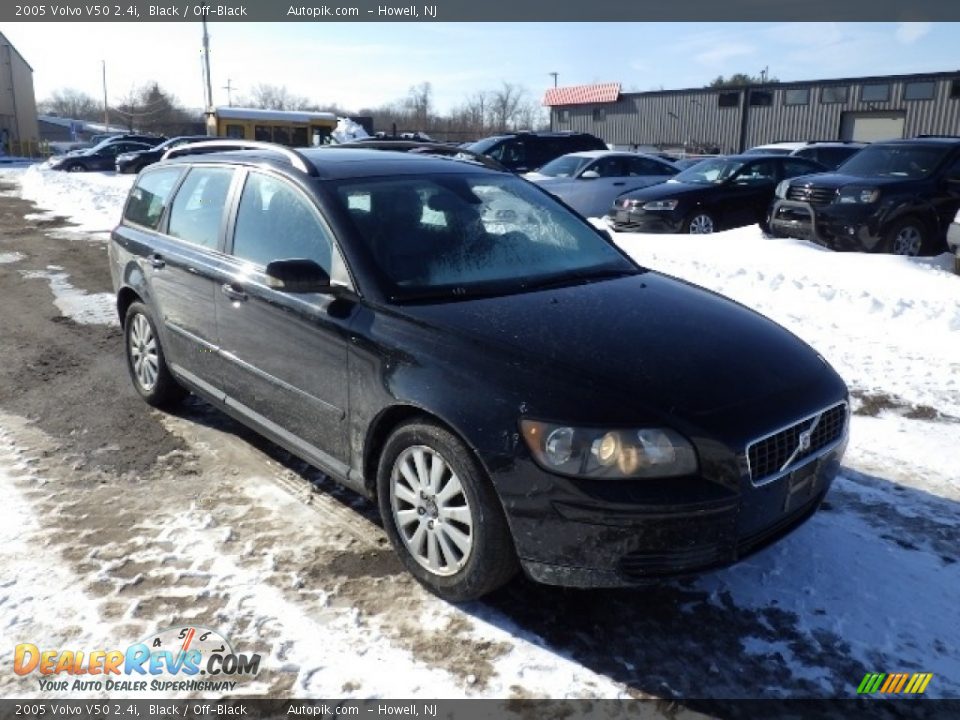 2005 Volvo V50 2.4i Black / Off-Black Photo #3