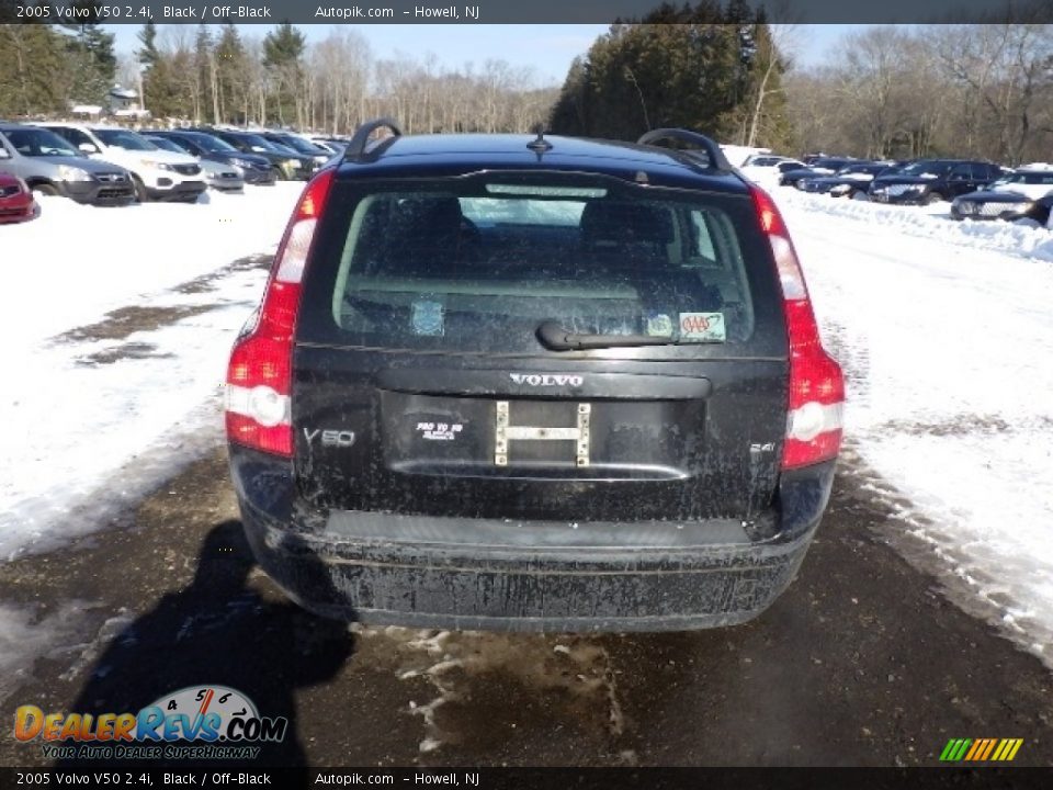 2005 Volvo V50 2.4i Black / Off-Black Photo #5