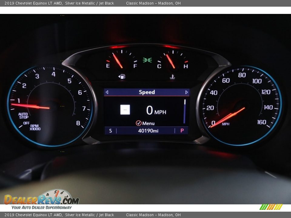 2019 Chevrolet Equinox LT AWD Silver Ice Metallic / Jet Black Photo #8