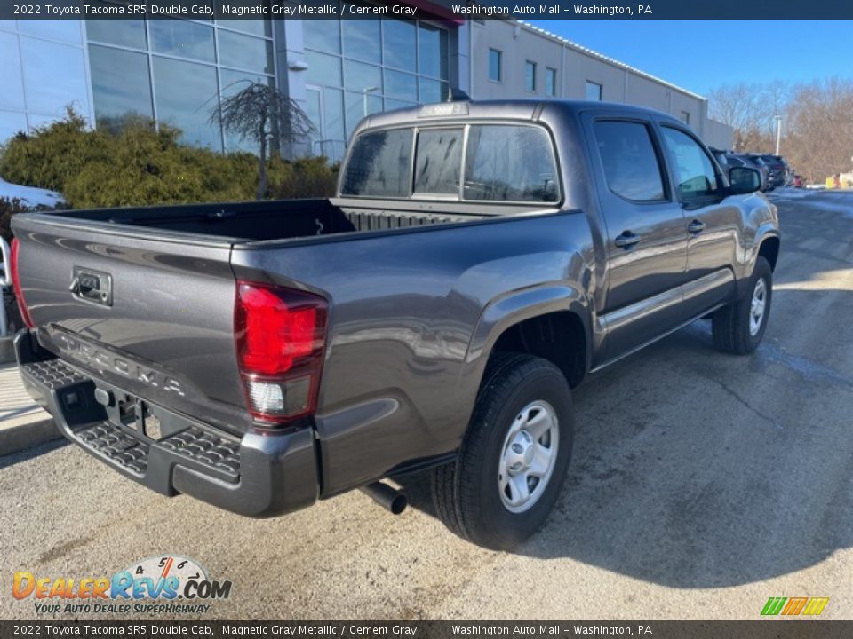 2022 Toyota Tacoma SR5 Double Cab Magnetic Gray Metallic / Cement Gray Photo #9