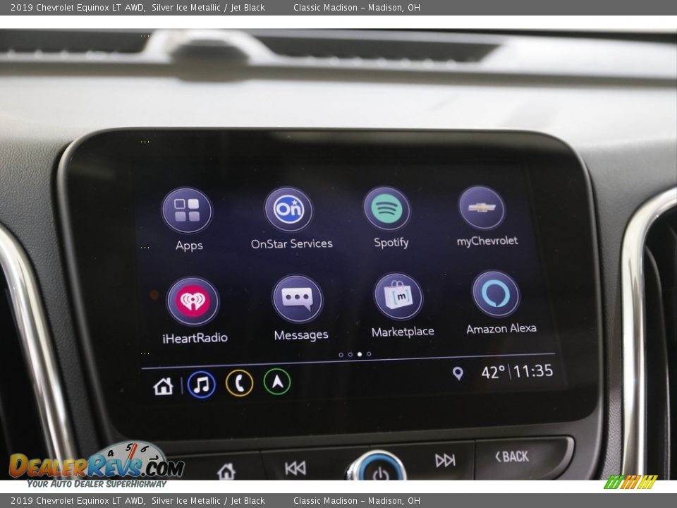 2019 Chevrolet Equinox LT AWD Silver Ice Metallic / Jet Black Photo #11