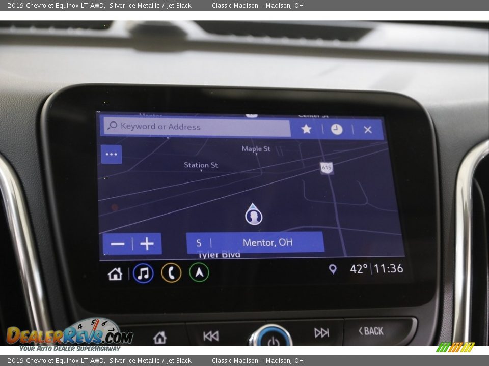 2019 Chevrolet Equinox LT AWD Silver Ice Metallic / Jet Black Photo #12