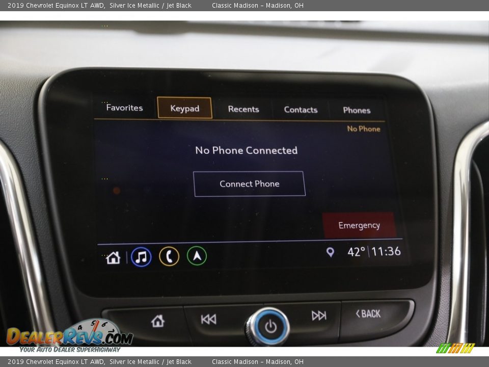 2019 Chevrolet Equinox LT AWD Silver Ice Metallic / Jet Black Photo #13