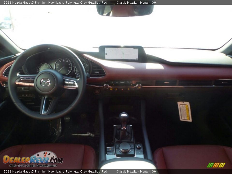 Red Interior - 2022 Mazda Mazda3 Premium Hatchback Photo #3