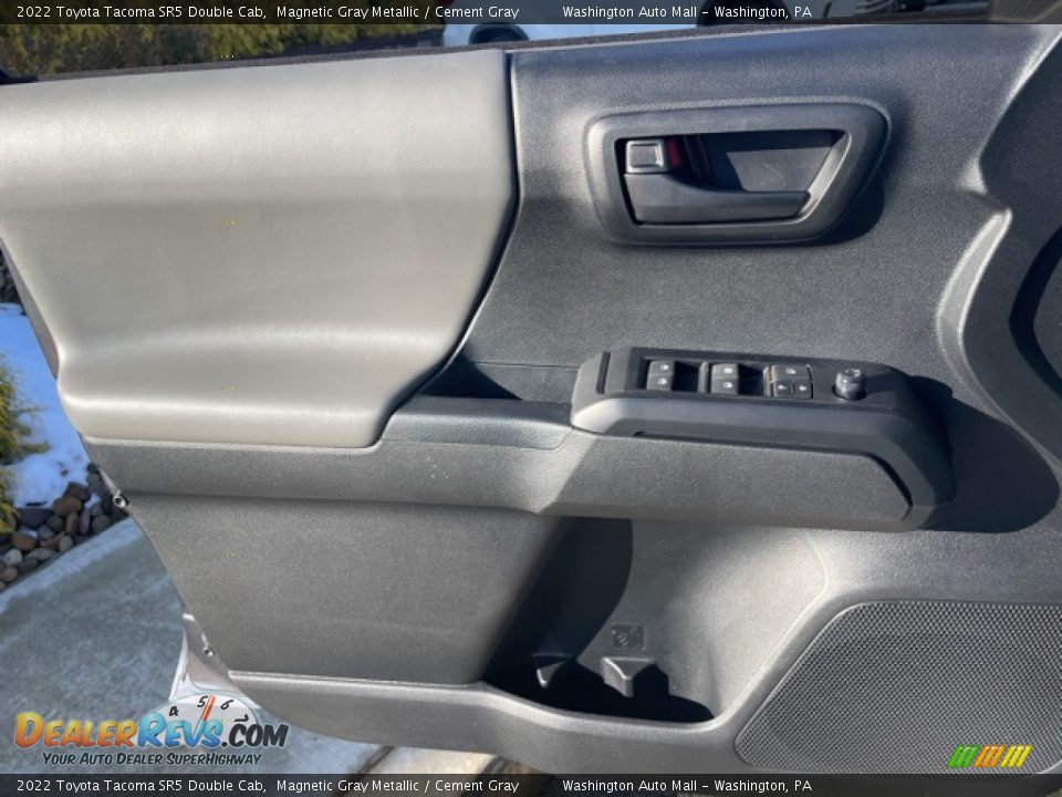 2022 Toyota Tacoma SR5 Double Cab Magnetic Gray Metallic / Cement Gray Photo #16