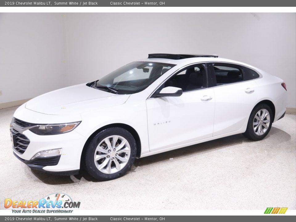 2019 Chevrolet Malibu LT Summit White / Jet Black Photo #3