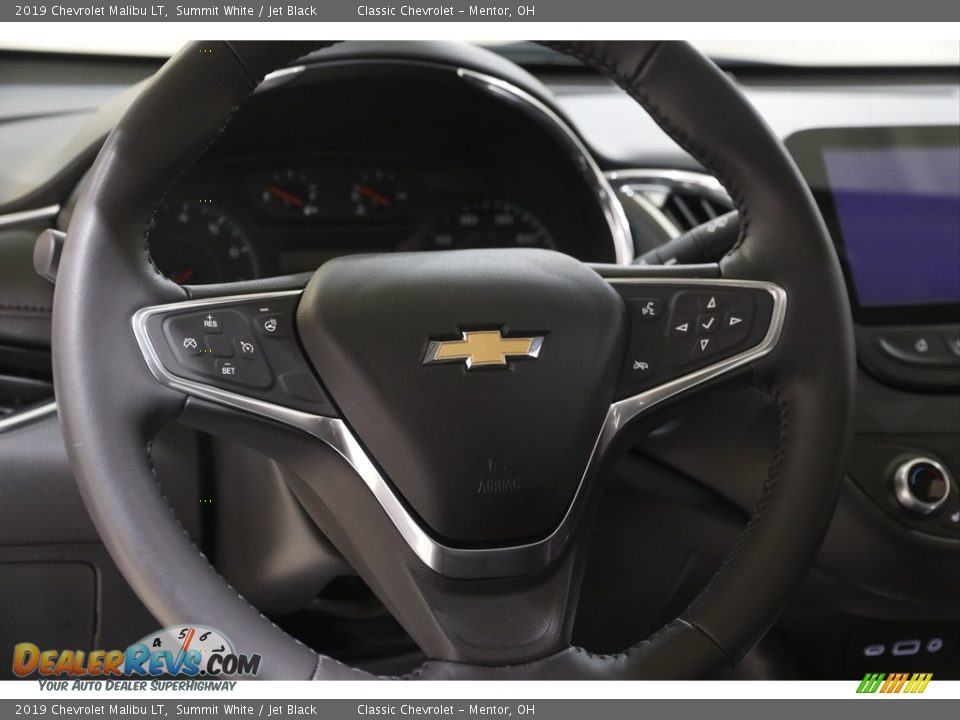 2019 Chevrolet Malibu LT Summit White / Jet Black Photo #7