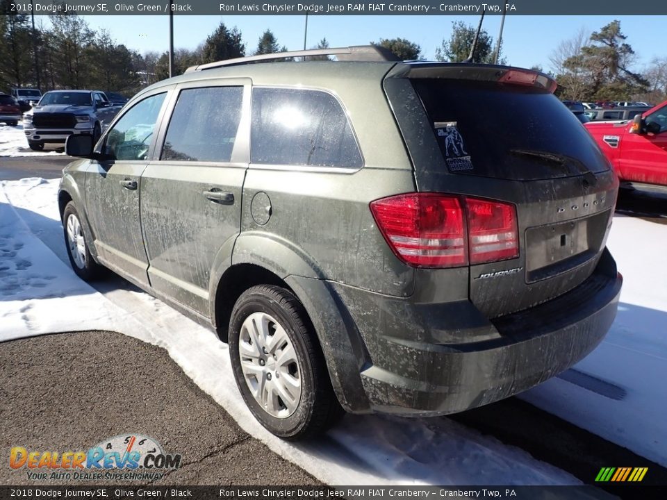 2018 Dodge Journey SE Olive Green / Black Photo #2