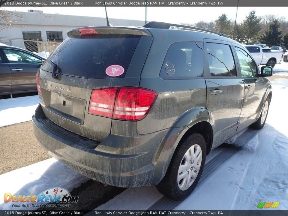 2018 Dodge Journey SE Olive Green / Black Photo #3