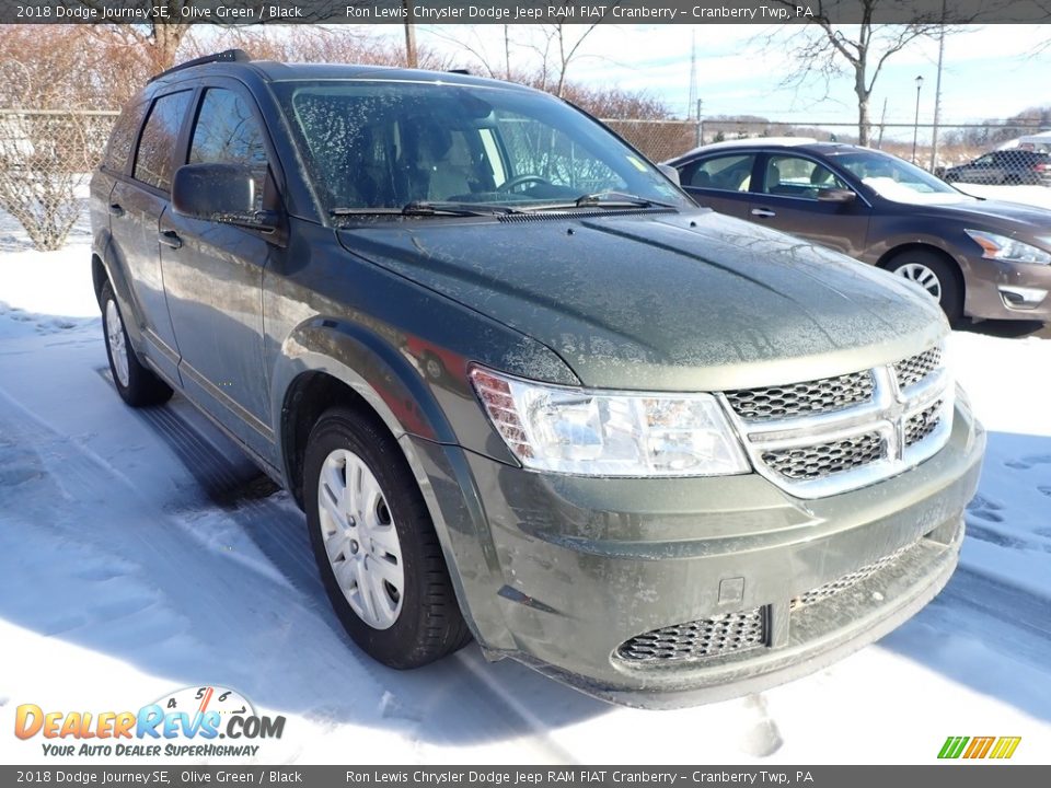 2018 Dodge Journey SE Olive Green / Black Photo #4