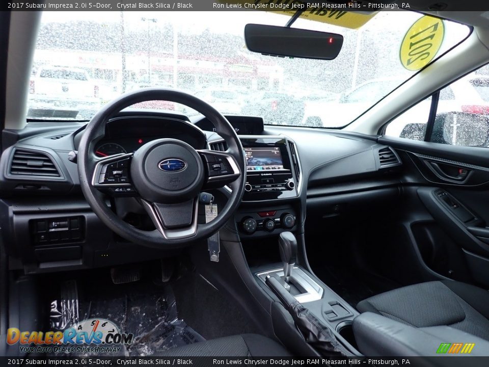 2017 Subaru Impreza 2.0i 5-Door Crystal Black Silica / Black Photo #13
