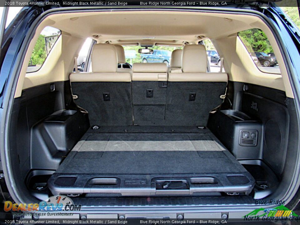 2018 Toyota 4Runner Limited Midnight Black Metallic / Sand Beige Photo #14