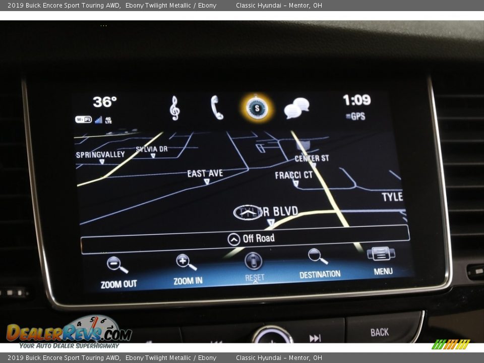 2019 Buick Encore Sport Touring AWD Ebony Twilight Metallic / Ebony Photo #12