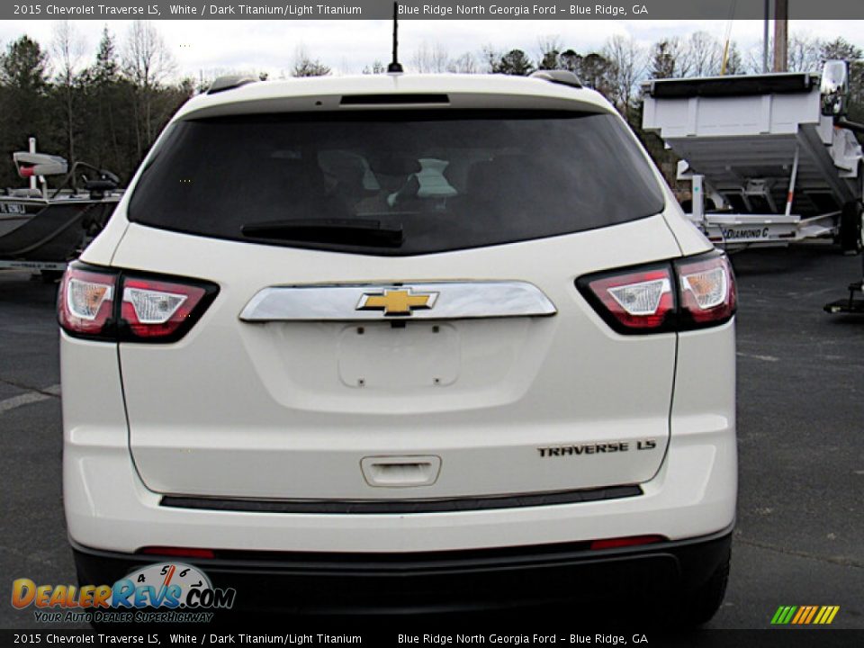 White 2015 Chevrolet Traverse LS Photo #4