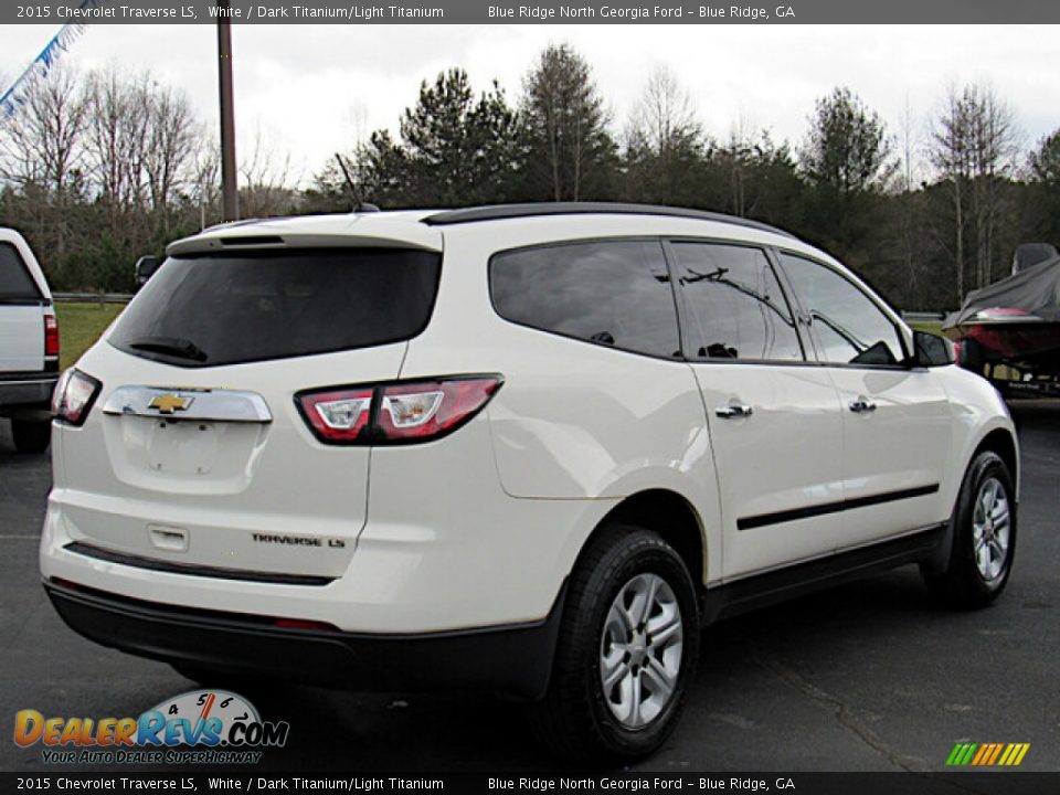 White 2015 Chevrolet Traverse LS Photo #5