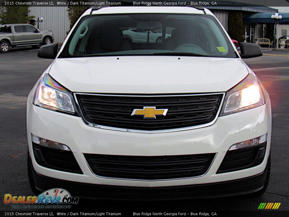 2015 Chevrolet Traverse LS White / Dark Titanium/Light Titanium Photo #8