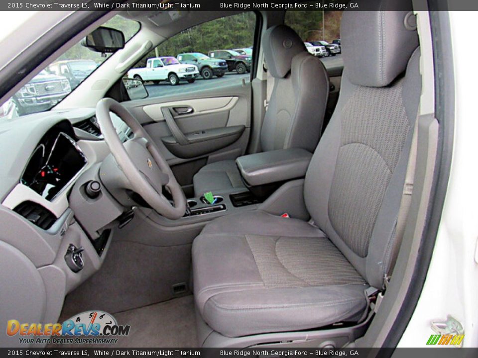 Front Seat of 2015 Chevrolet Traverse LS Photo #10