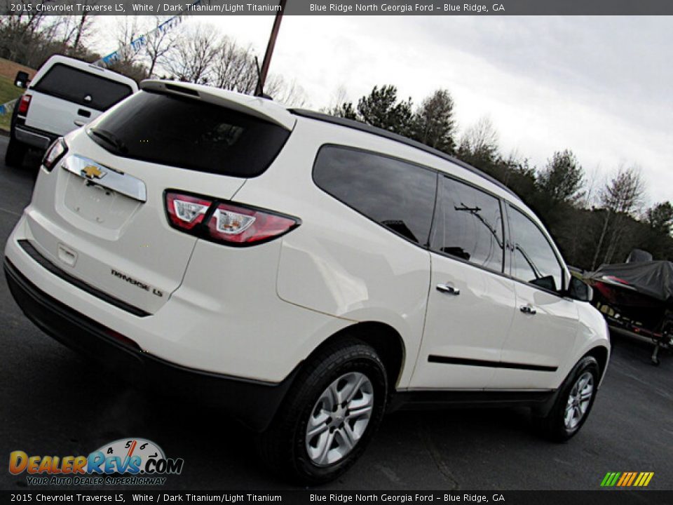 2015 Chevrolet Traverse LS White / Dark Titanium/Light Titanium Photo #20