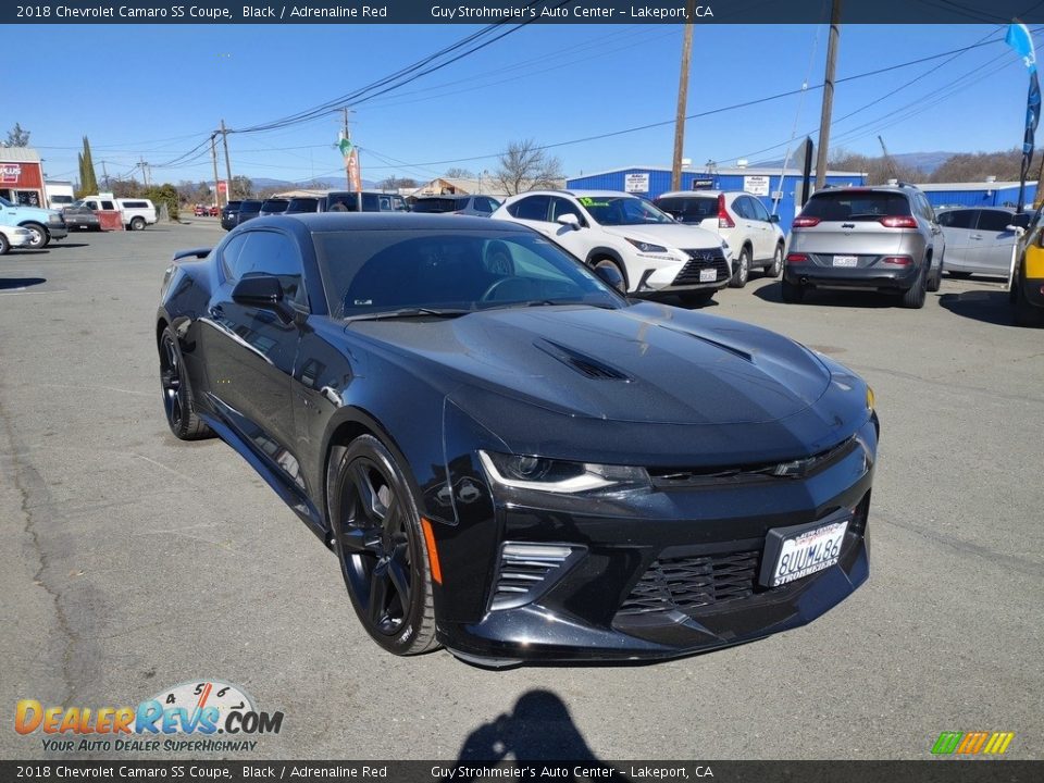 2018 Chevrolet Camaro SS Coupe Black / Adrenaline Red Photo #1